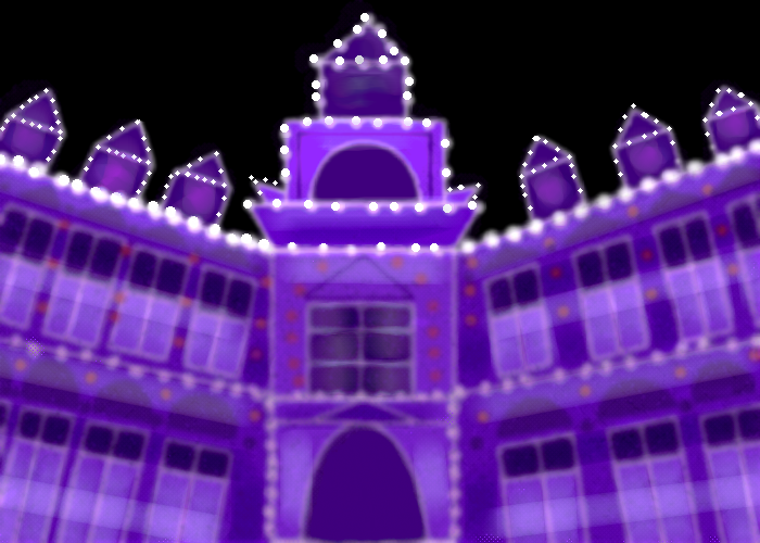 紫色のライトアップ by ヤッホー 700x500  - テーマフリーお絵かき掲示板