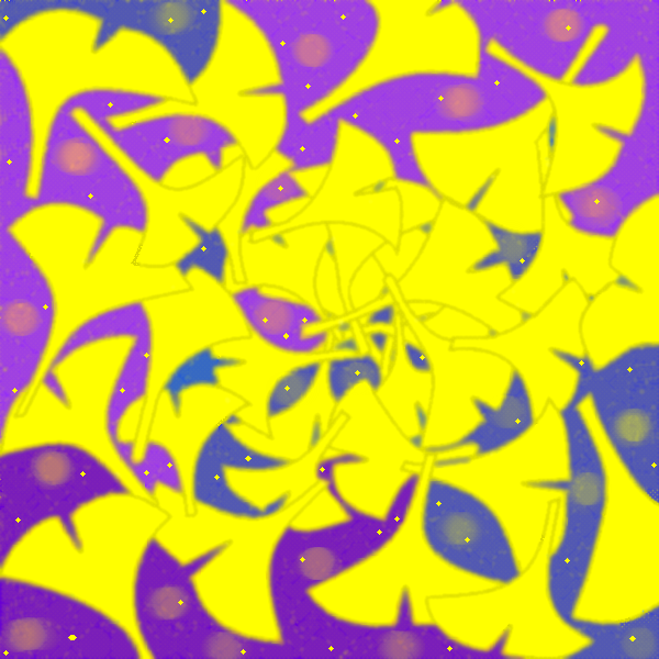 「黄金色のイチョウ」 イラスト/ヤッホー ( PaintBBS NEO ) テーマフリーお絵かき掲示板