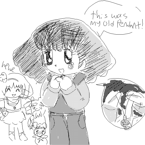 human sora Momo gets her pendant back! by minkymomo human sora Momo gets her pendant back! by minkymomo