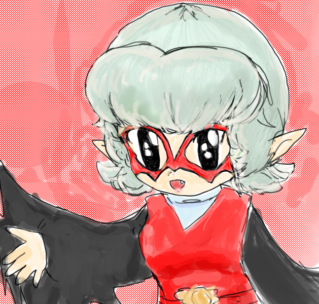 お絵かき掲示板「Red bat from Condorman!!」イラスト/minkymomo