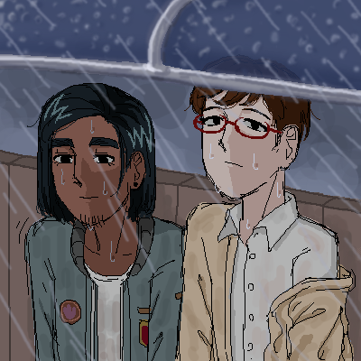 waiting at the bus stop by MCQ♡