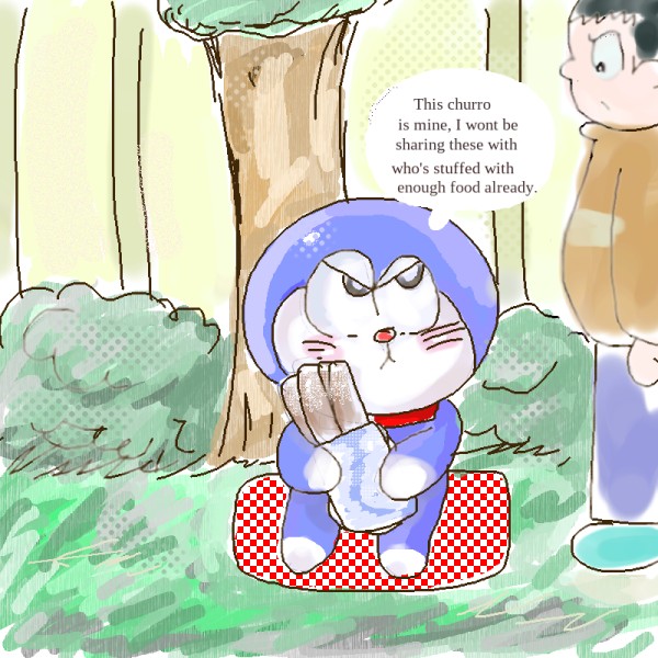 Doraemon wont share by minkymomo Doraemon wont share by minkymomo