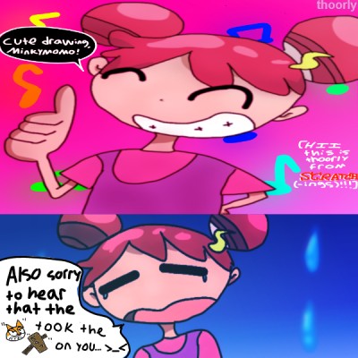 me after reacting 2 minkymomo's latest art: by thoorly me after reacting 2 minkymomo's latest art: by thoorly