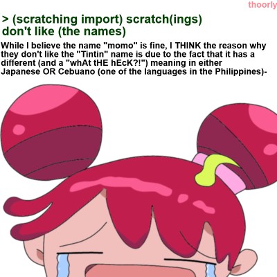 re #2 (part 2): by thoorly