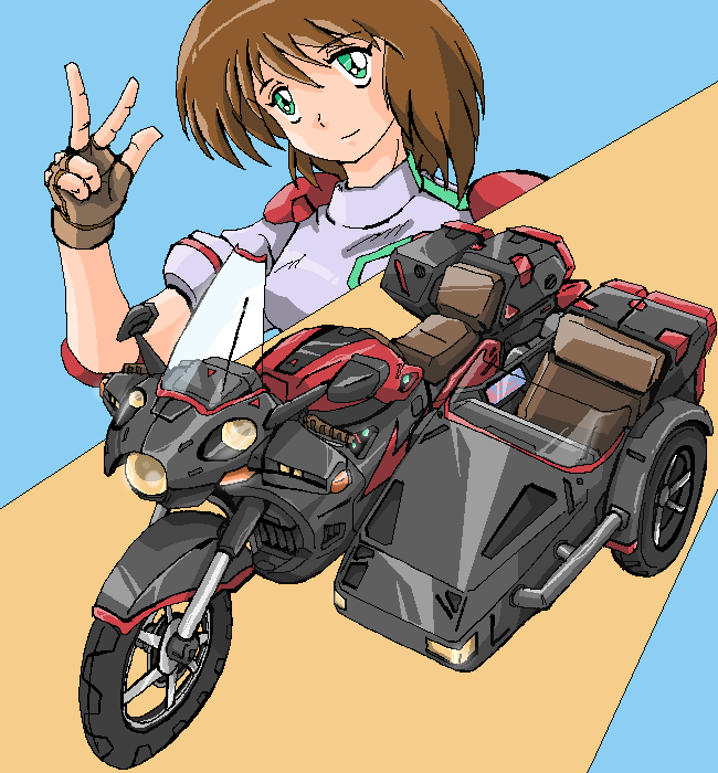 なんとなくライダーバイク… by もんばん ( PaintBBS NEO ) 