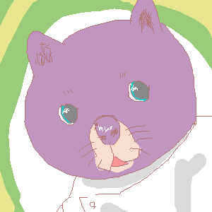 「旅猫の熊の料理人さん」 イラスト/YBスマホ ( PaintBBS NEO ) 練習用お絵かき掲示板
