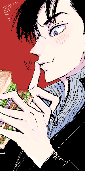 「トナカイの燻製サンド」 イラスト/せせり (じっくりお絵かき掲示板)