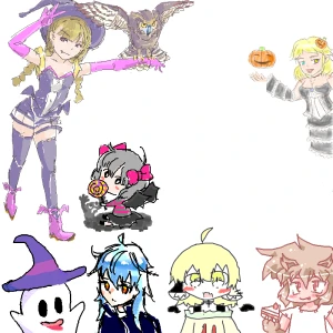「場違い感が、、、」 イラスト/るお。 じっくりお絵かき掲示板