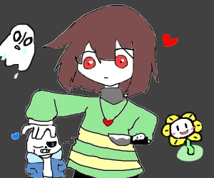 「UNDERTALE」 イラスト/るお。 じっくりお絵かき掲示板