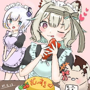 「みりぷろめいどかふぇ！」 イラスト/なぎ じっくりお絵かき掲示板