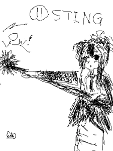 Re: inktober2025-01 by 赤きゃみ 25/10/10