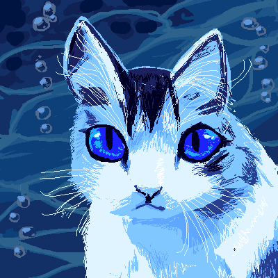 青い猫 by ヒドラ