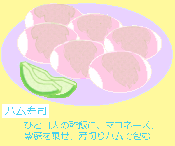 ハム寿司 by ヤッホー