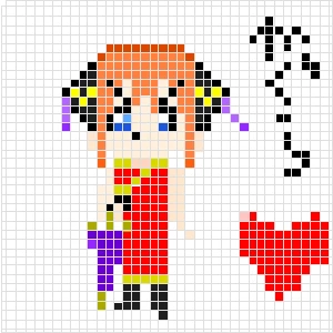 「ドットかぐらちゃん２」イラスト/リンクル (テーマフリー) 10/11 2:31