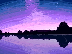 「湖」イラスト/ヒドラ (テーマフリー) 11/17 23:28