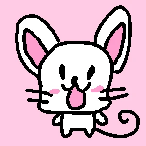 「デフォルメネズミ」イラスト/ネズミ (テーマフリー) 06/13 17:48