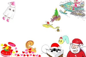 「Re: クリスマス合作どぞ～」 イラスト/さとぴあ@管理人 テーマフリーお絵かき掲示板