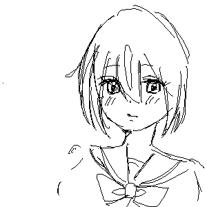 一分くらいで書いた絵 by ゆい