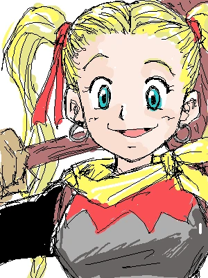 「ドラクエビルダーズ2」イラスト/枯葉 (女性キャラ) 01/09 20:39