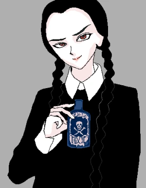 「アダムスファミリー」イラスト/マモー (女性キャラ) 07/12 2:39