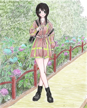 「Re: 無題」 イラスト/  ぬまくら 女性キャラお絵かき掲示板