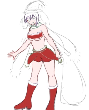 「Re: 無題」 イラスト/  ぬまくら 女性キャラお絵かき掲示板