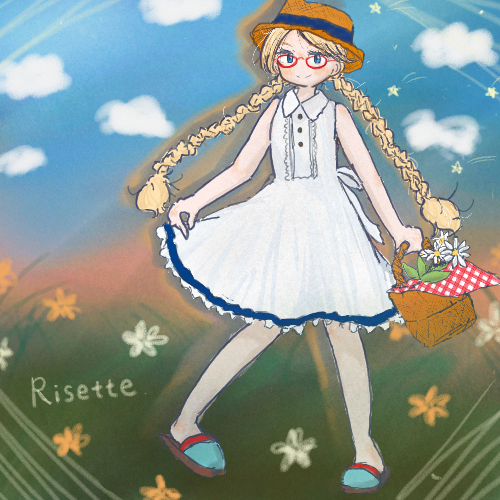 「risette」イラスト/かきつ端 (二次創作お絵かき掲示板) 08/01 0:11