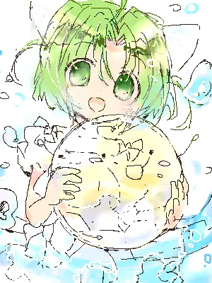 「でじこ」イラスト/いわわ (二次創作) 08/05 22:43