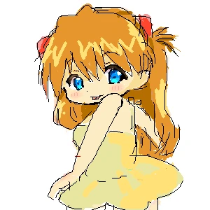 「アスカ🌸」イラスト/ぴよこ (二次創作) 09/03 15:09