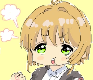 「さくら、怪獣じゃないもん❗️🌸」イラスト/ぴよこ (二次創作) 05/09 20:11