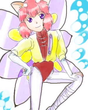 「電磁波妖精」イラスト/高間晴 (二次創作) 05/07 5:53