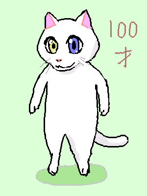 100才ねこ。 by ジロー