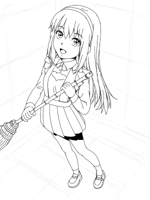 「Re: 無題」 イラスト/ksato オリジナルお絵かき掲示板