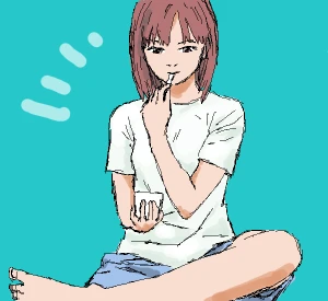 新着イラスト「Re: 苦手に挑戦！」by ゆうじか 08/02 21:58