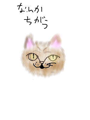「猫 写実的練習」イラスト/karea.☆ (練習用お絵かき掲示板) 02/04 21:58