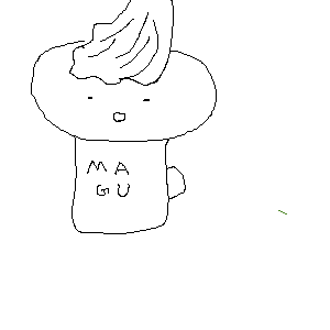 MAGUカップに入ったミカン by mikan