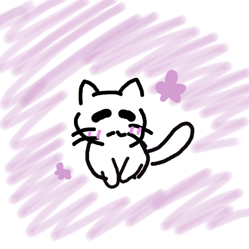 「猫🐱」イラスト/動物お絵かき (練習用お絵かき掲示板) 11/10 14:29