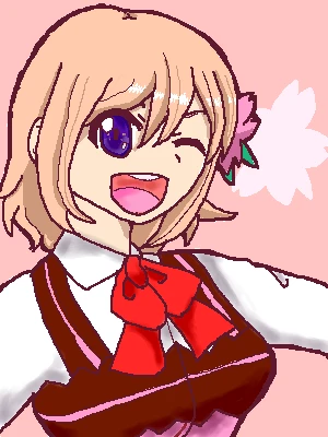「ここあちゃん」イラスト/friisia (練習用) 07/10 16:52