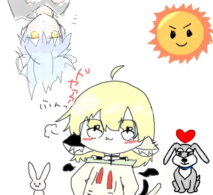 「髪に光を入れたりした…」イラスト/るお。 (練習用) 10/05 18:50