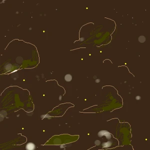 「想像」イラスト/ぶるぶる (練習用) 12/19 9:17