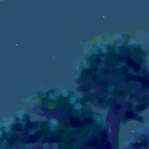 「虫の音」 イラスト/ぶるぶる 練習用お絵かき掲示板