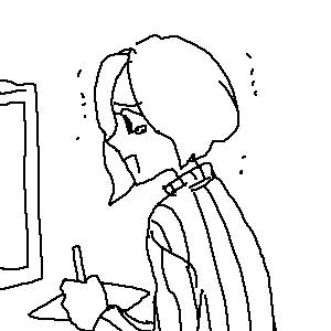 「懐かしい」イラスト/ハナコ (練習用) 12/24 15:06