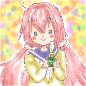 「なでしこちゃん」イラスト/すみさん (練習用お絵かき掲示板) 12/30 14:03