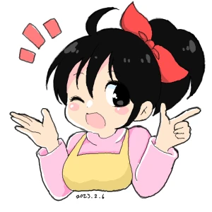 「でんこちゃん」イラスト/ことり (練習用) 02/06 13:15