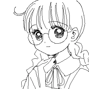 「小山田椎子ちゃんラクガキ」 イラスト/小田修紀 練習用お絵かき掲示板
