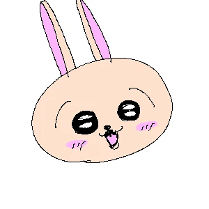 「ウラ」イラスト/うさぎ (練習用) 07/22 20:25