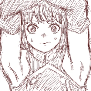 「無題」イラスト/ぬまくら (練習用) 08/09 10:46