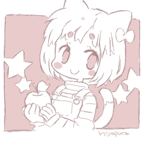 「練習ちゃん」 イラスト/ひよぷこ 練習用お絵かき掲示板