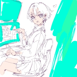「キャラ練」 イラスト/Q 練習用お絵かき掲示板
