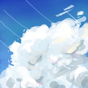 「空の練習」イラスト/Ayu (練習用) 05/29 20:19